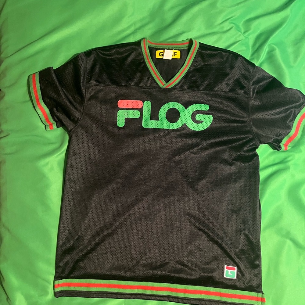 Golf Wang Black and Green Jersey